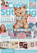 FIND BLUE RIBBON DESIGNS IN ISSUE 216 (APRIL 2014) OF THE WORLD OF CROSS STITCHING MAGAZINE