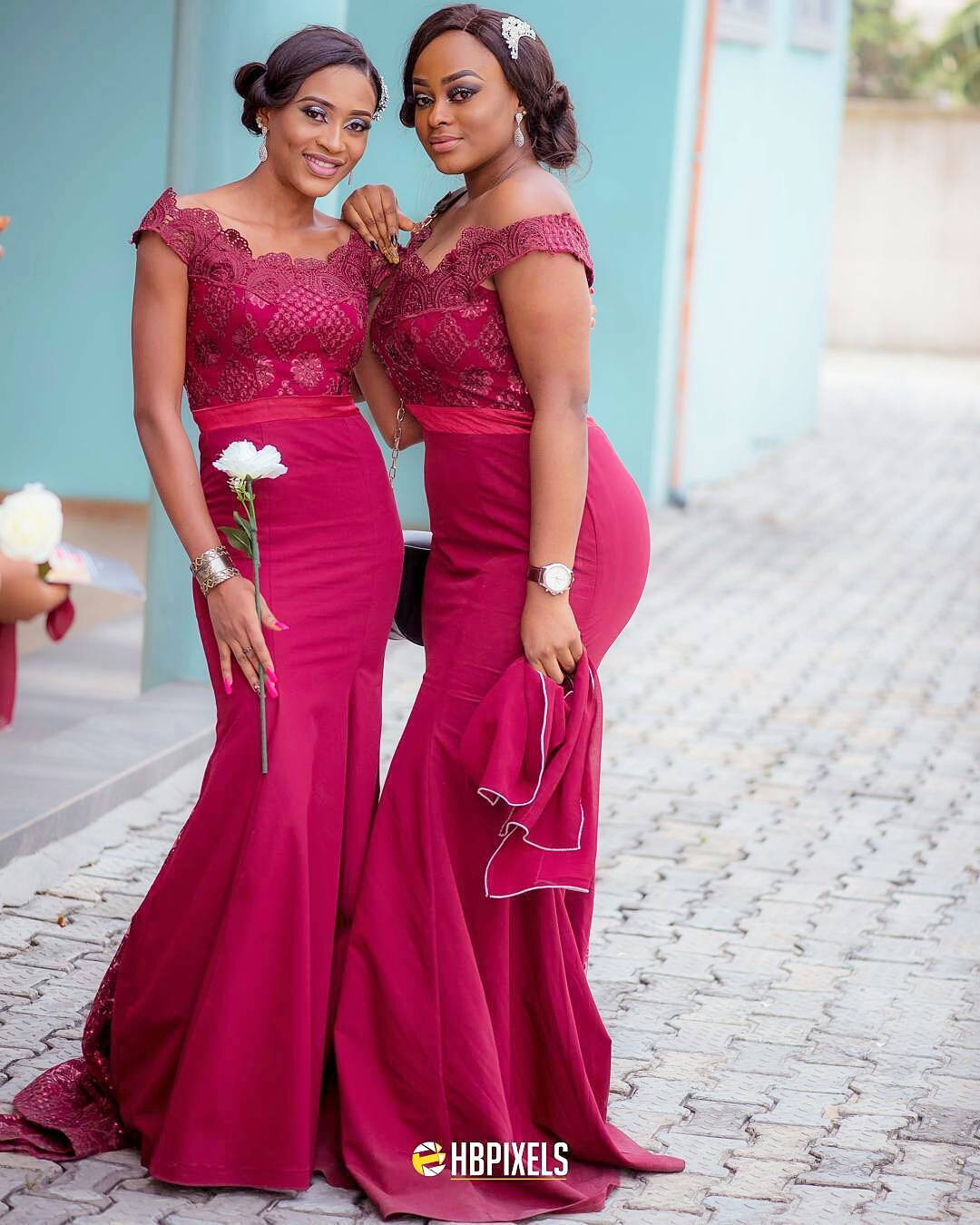Glamorous African American Bridesmaids dresses fashenista