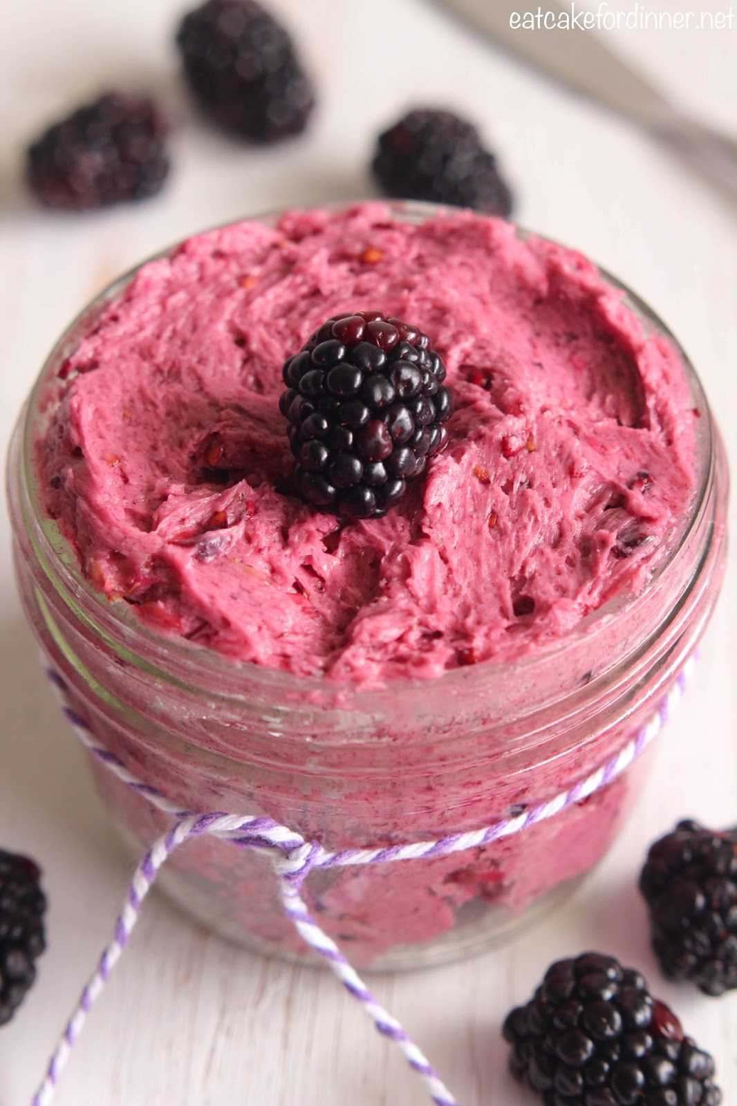 Eat Cake For Dinner Whipped Blackberry Honey Butter