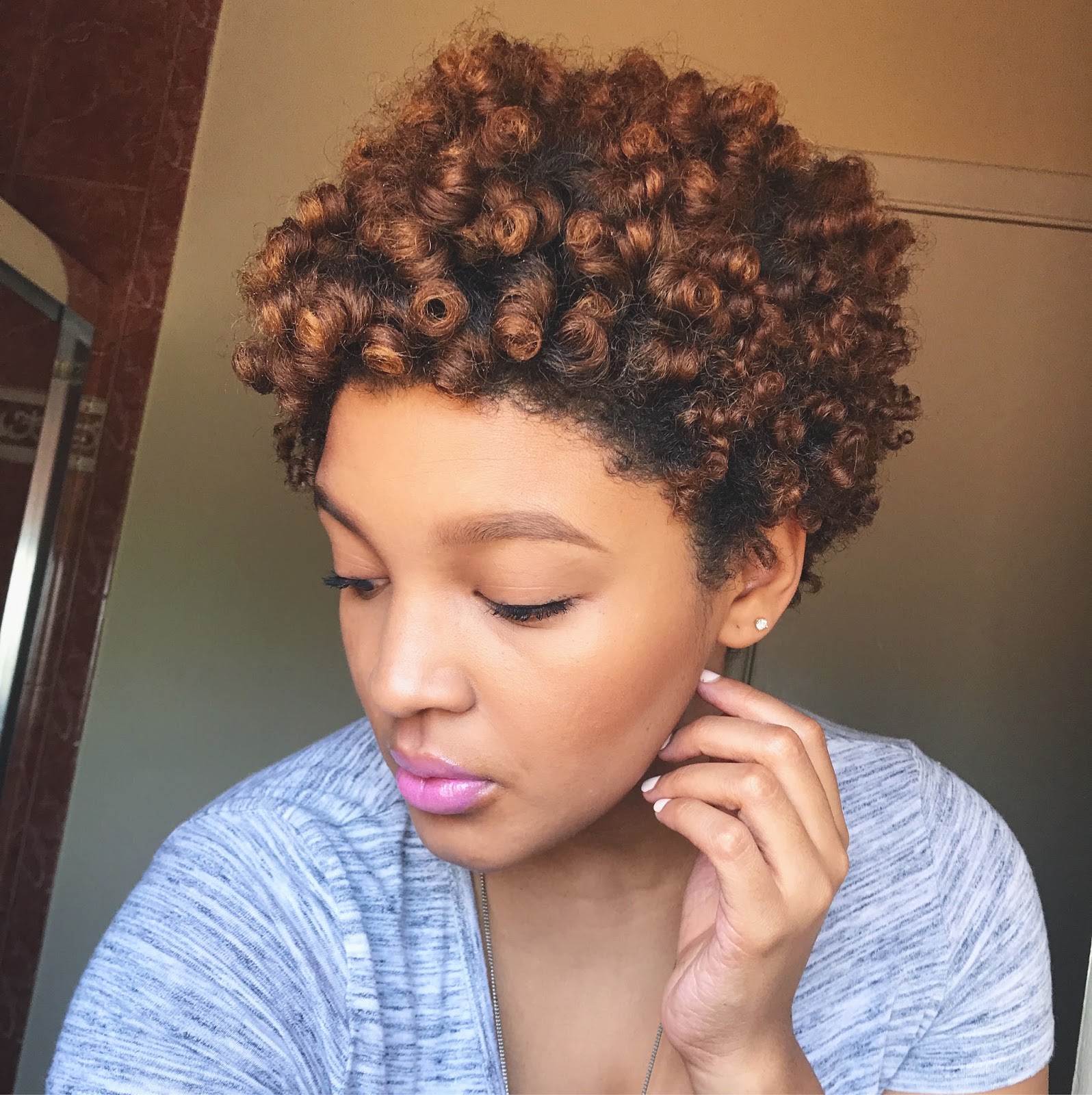 Perm Rod Set On Natural Hair Galhairs