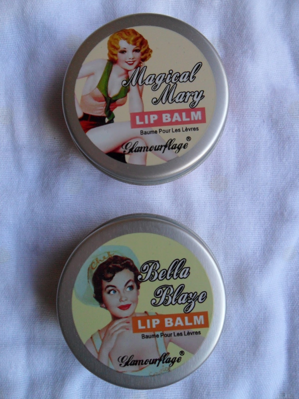 Beautifully Glossy Glamourflage Lip Balms and giveaway