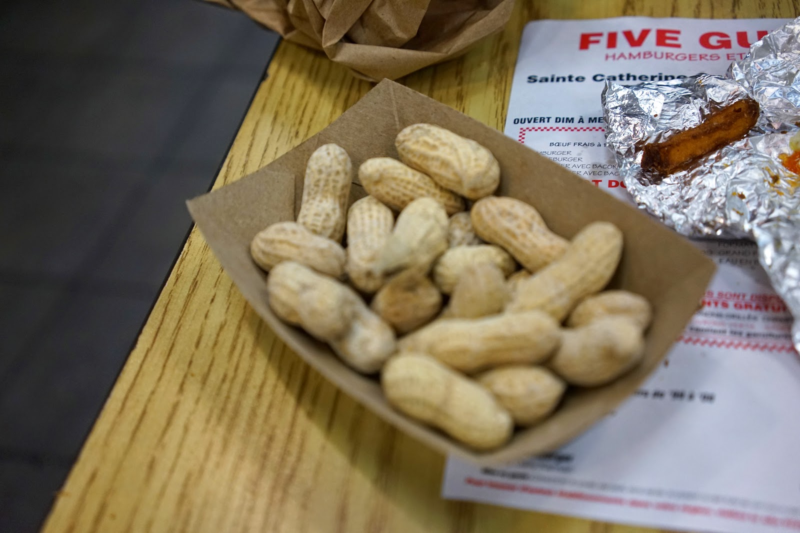 five guys peanuts