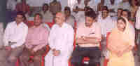 A section of eminent personalities of the city looking on 