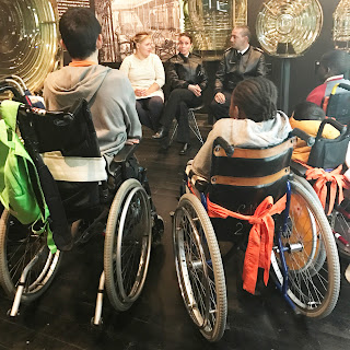 A faroleira Maria responde às perguntas dos alunos