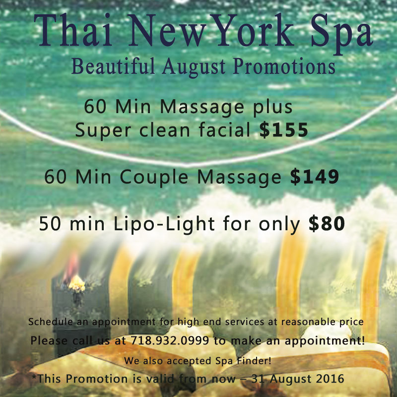 New York Amazing Massage Deals In Astoria Thai New York Spa 718 932 0999 Think Positive And