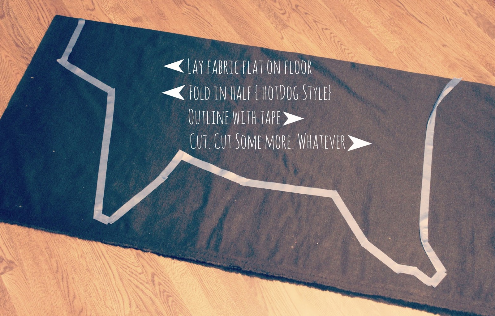 the whim wham life DIY Faux Bear Skin Rug