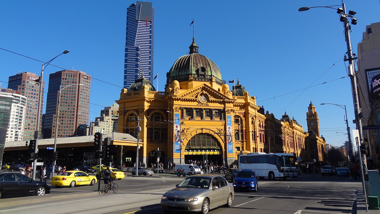 MAP FLINDERS STREET STATION