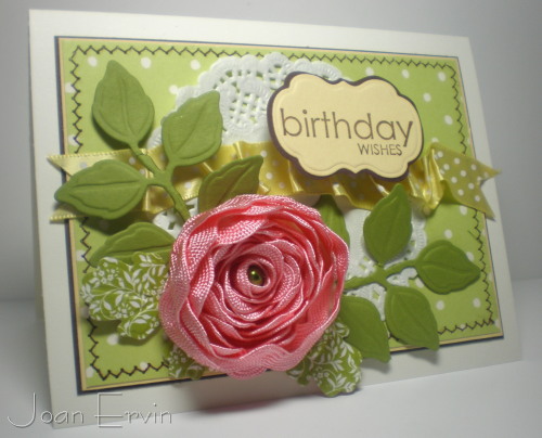 Stamping with a Passion!: Rick Rack Rose