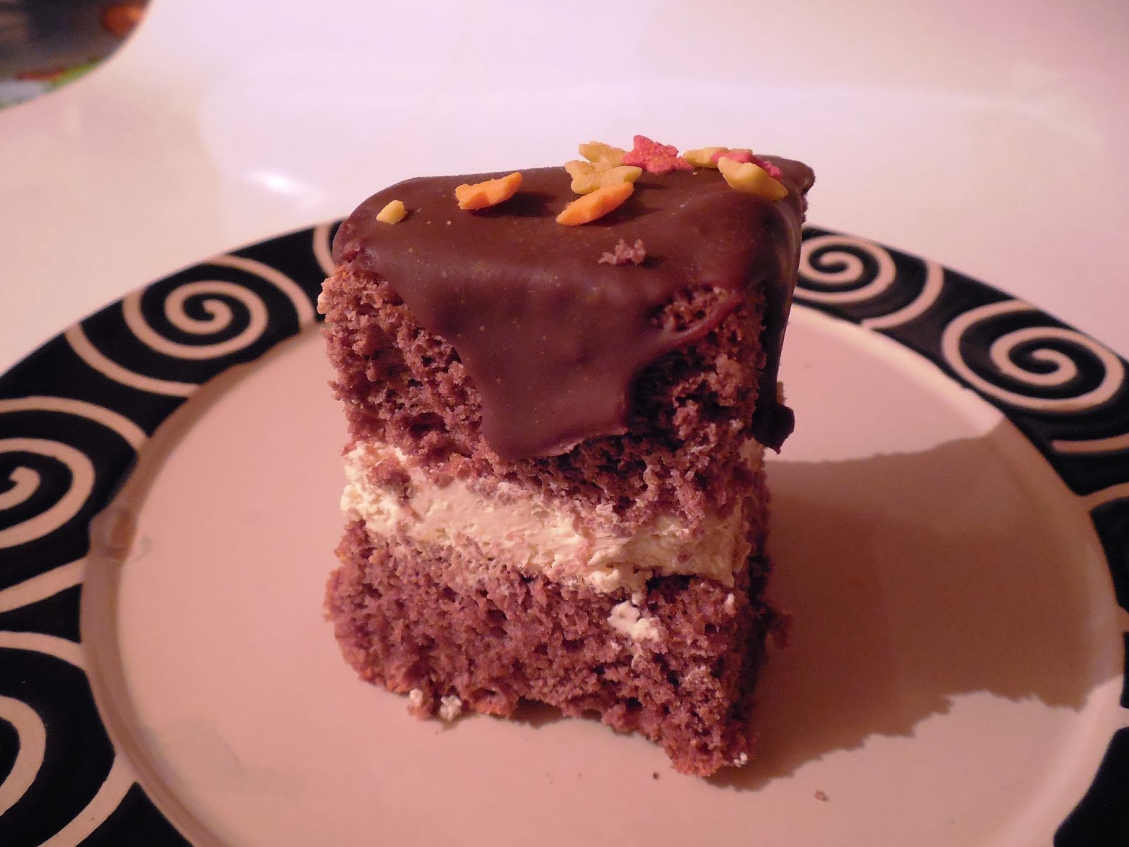 Prajitura cu crema de portocale