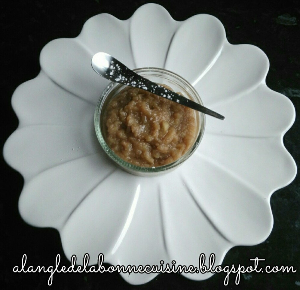Compote pommes châtaignes sans sucre ajouté...