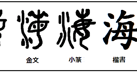 漢字考古学の道 漢字の由来と成り立ちから人間社会の歴史を遡る 漢字 海 の成立ち 水 と女性を顕す 毎 からなる会意文字