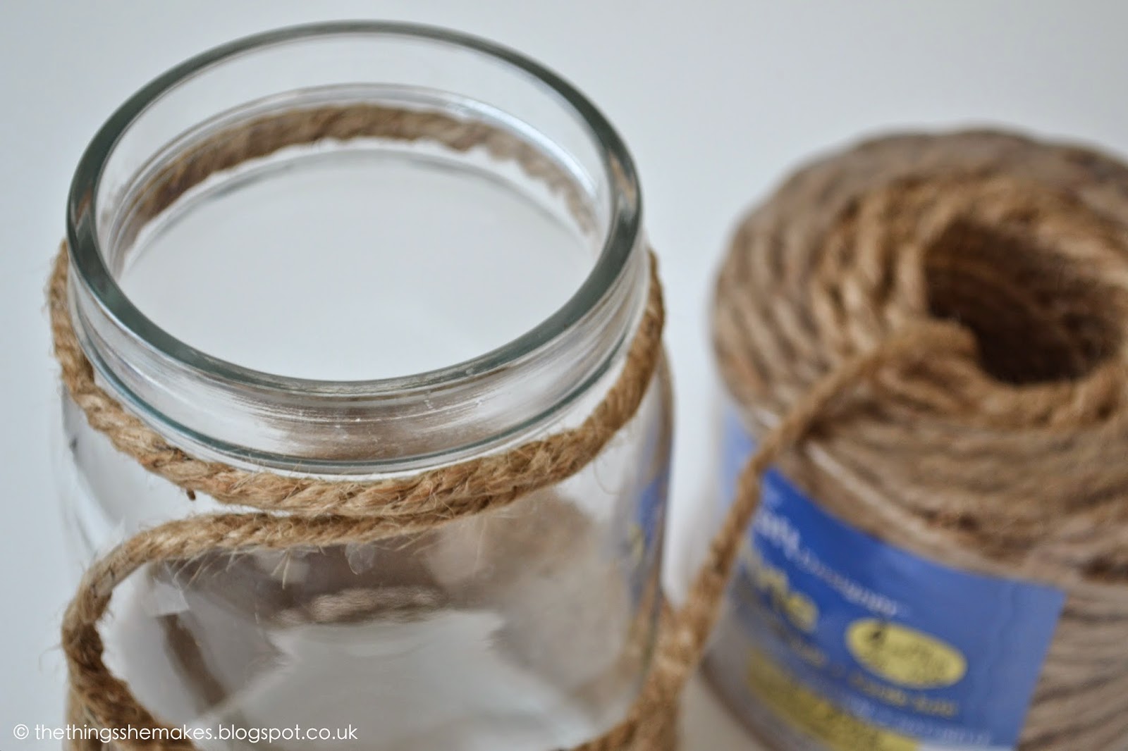 Rope Jar Lanterns The Things She Makes