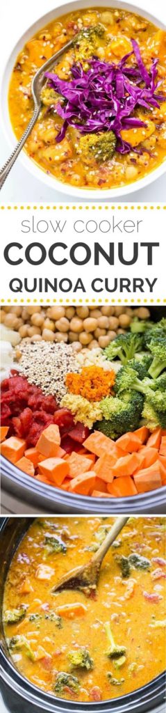 Slow Cooker Coconut Quinoa Curry Recipe