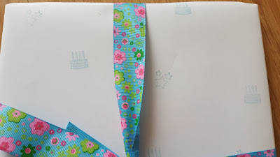 DIY Stamped Gift Wrap Paper