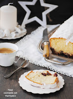 Cake de arándanos "un desayuno para el día de Navidad"