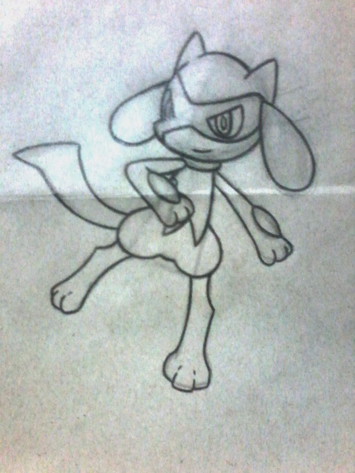 Tutorial de Desenho Riolu