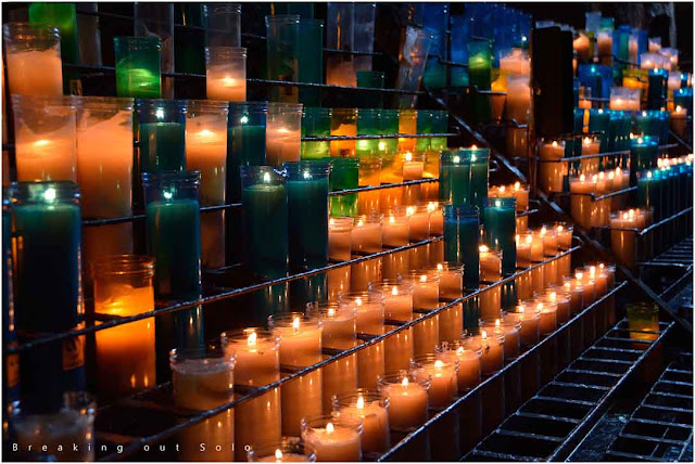 Montserrat prayer candles