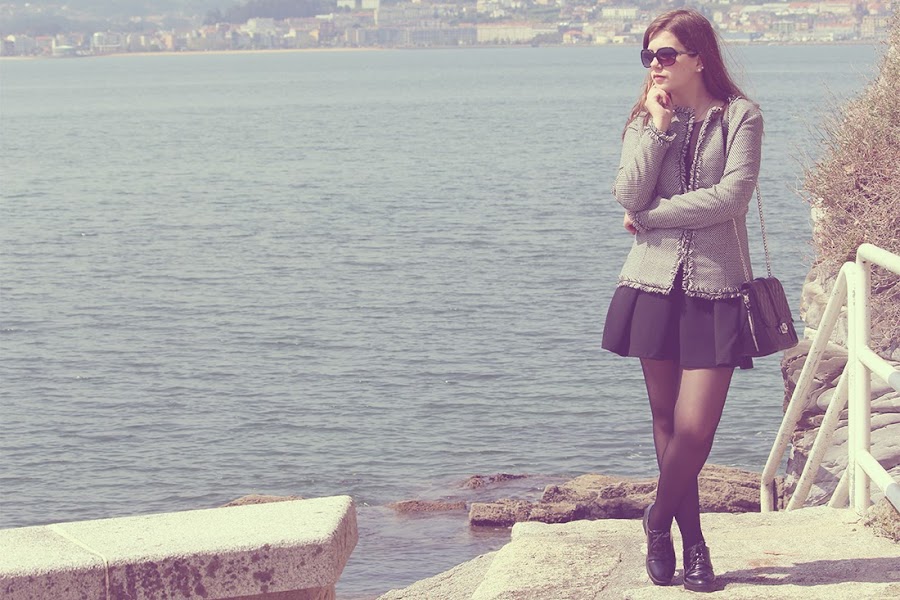 Outfit handmade Chaqueta Chanel - Punto de Lu