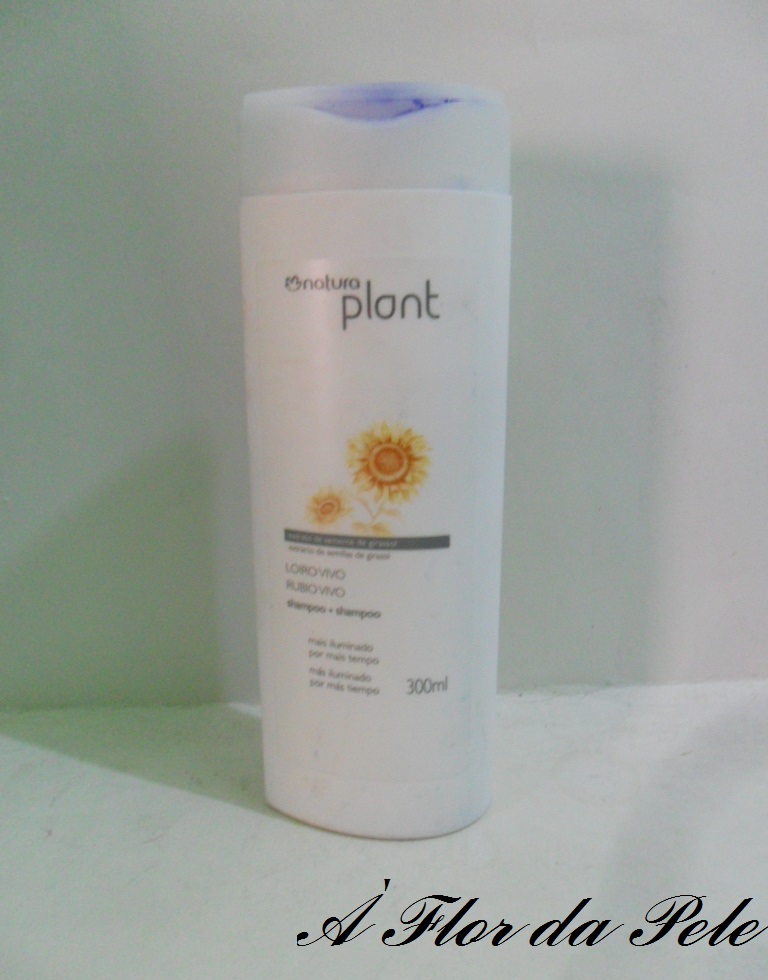 À flor da pele Shampoo Desamarelador Loiro Vivo Natura Plant