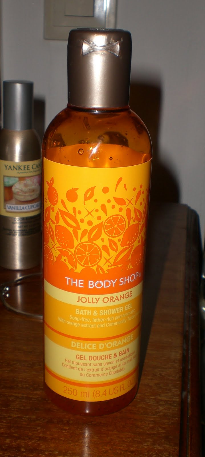 Cotton Candy Fro The Body Shop Jolly Orange Shower Gel