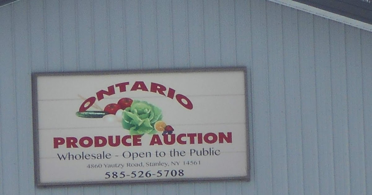 New York State of Mind ONTARIO PRODUCE AUCTION