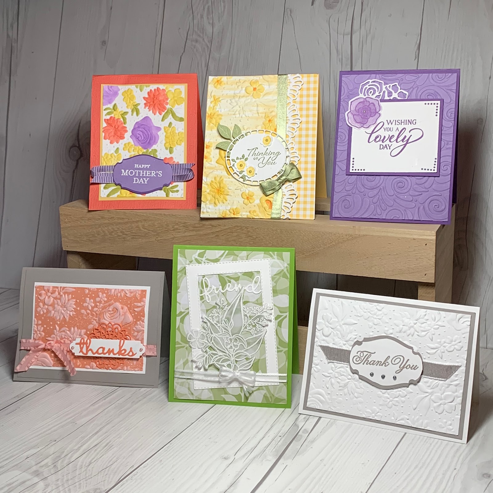 Stampin' Up! Country Floral Embossing Folder Stamped Sophisticates