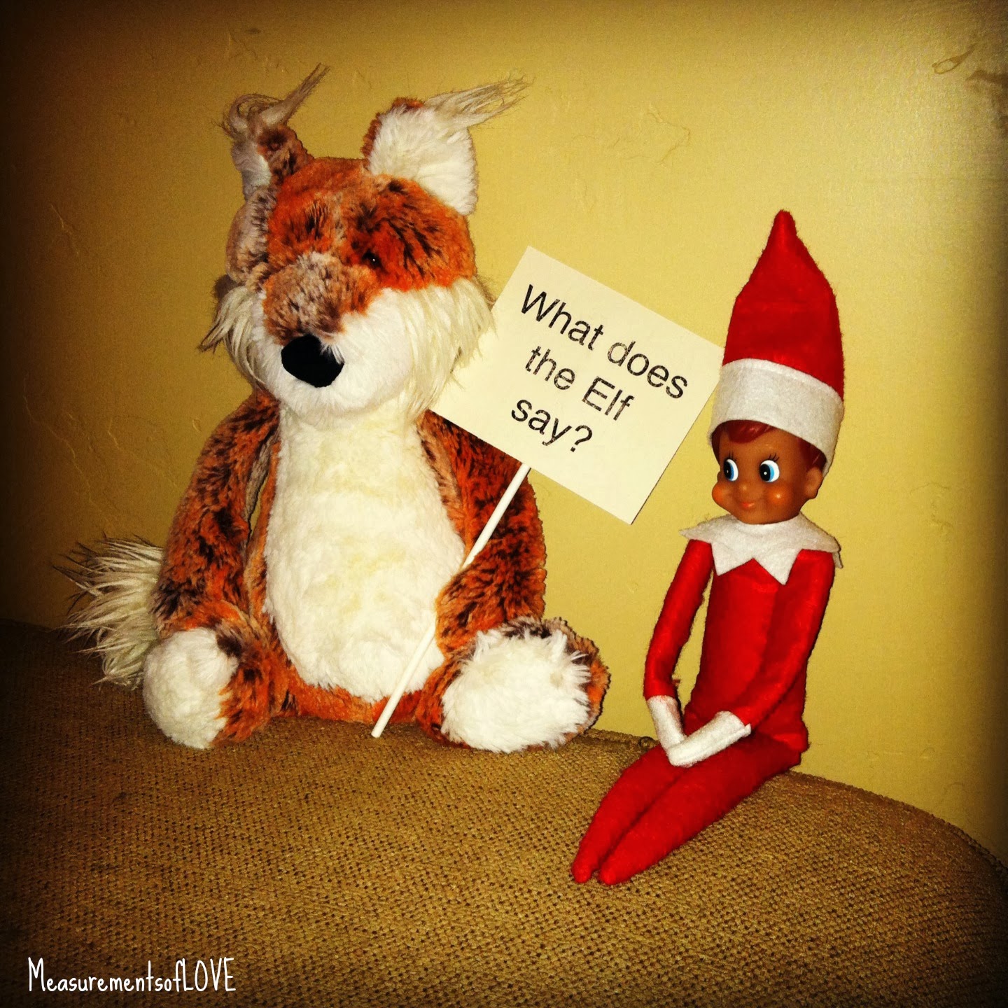 Measurements of Merriment Elf on the Shelf What Does the Elf Say?