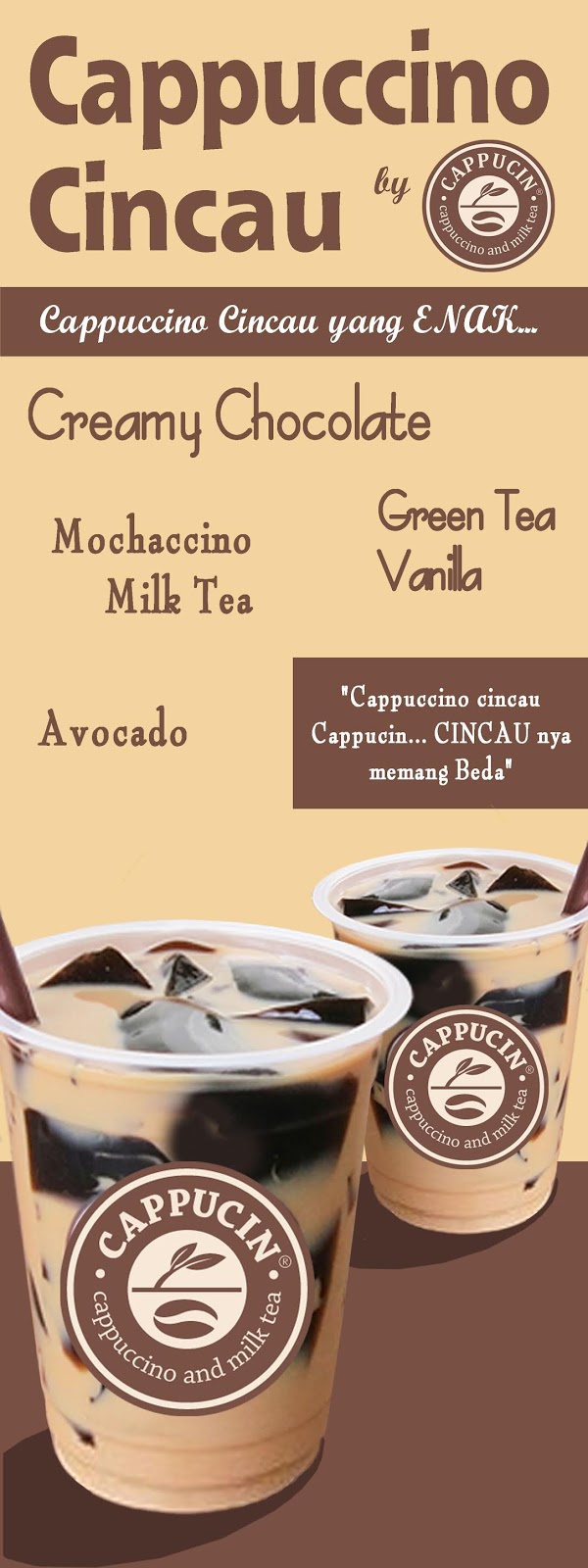 Background Banner Cappucino Cincau kumpulan gambar spanduk