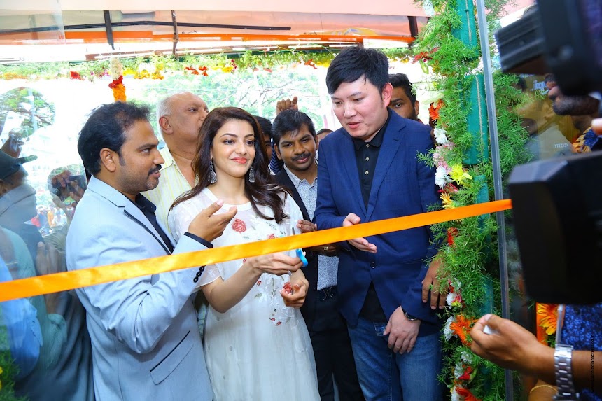 Kajal Aggarwal at Happi Mobiles Launch