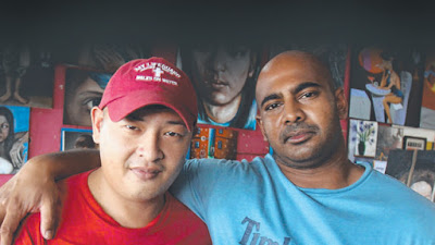 Andrew Chan (left) and Myuran Sukumaran in Bali's Kerobokan Prison