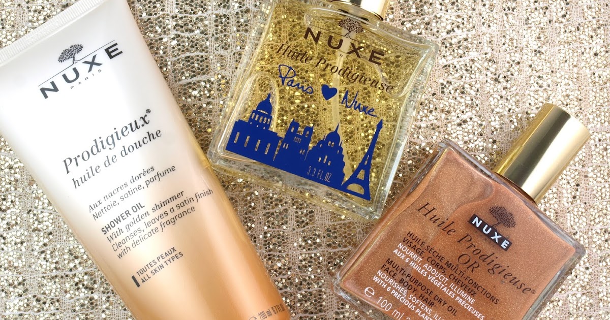 New Nuxe Prodigieux Shower Oil  Limited Edition Paris Huile Prodigieuse  The Happy Sloths: Beauty, Makeup, and Skincare Blog with Reviews and  Swatches