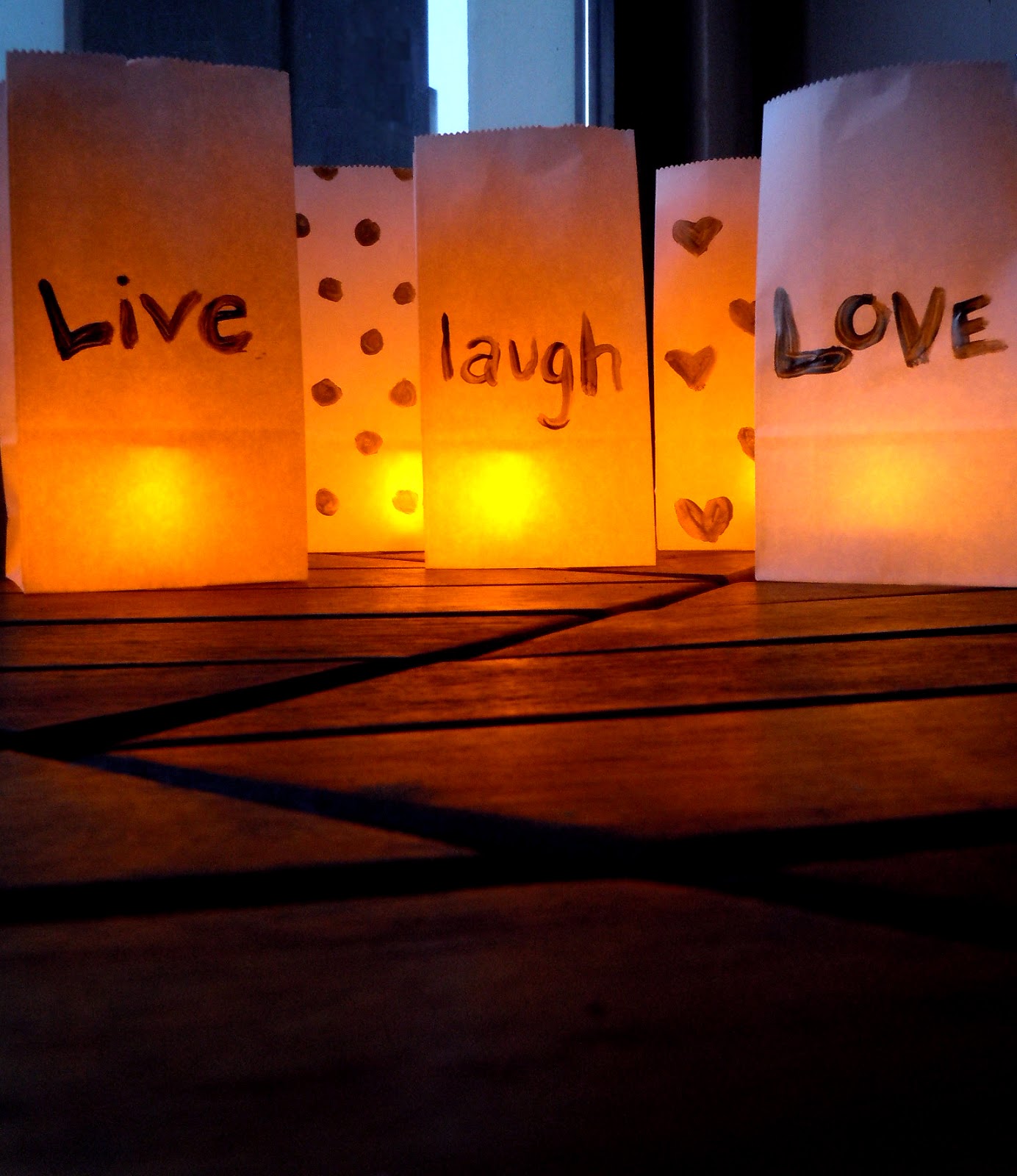 Candle Impressions Flameless Candle Blog DIY Paper Bag Luminaries