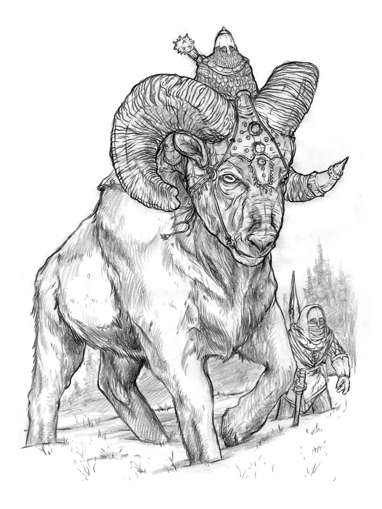 Ram Rider Drawing Ram Drawings