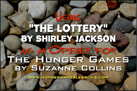 Using The Lottery to Open for The Hunger Games Reaping on www.hungergameslessons.com