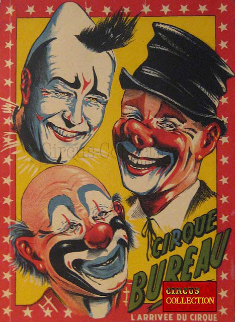 Affiches du cirque Bureau dans les années 1950 Collection Philippe Ros 