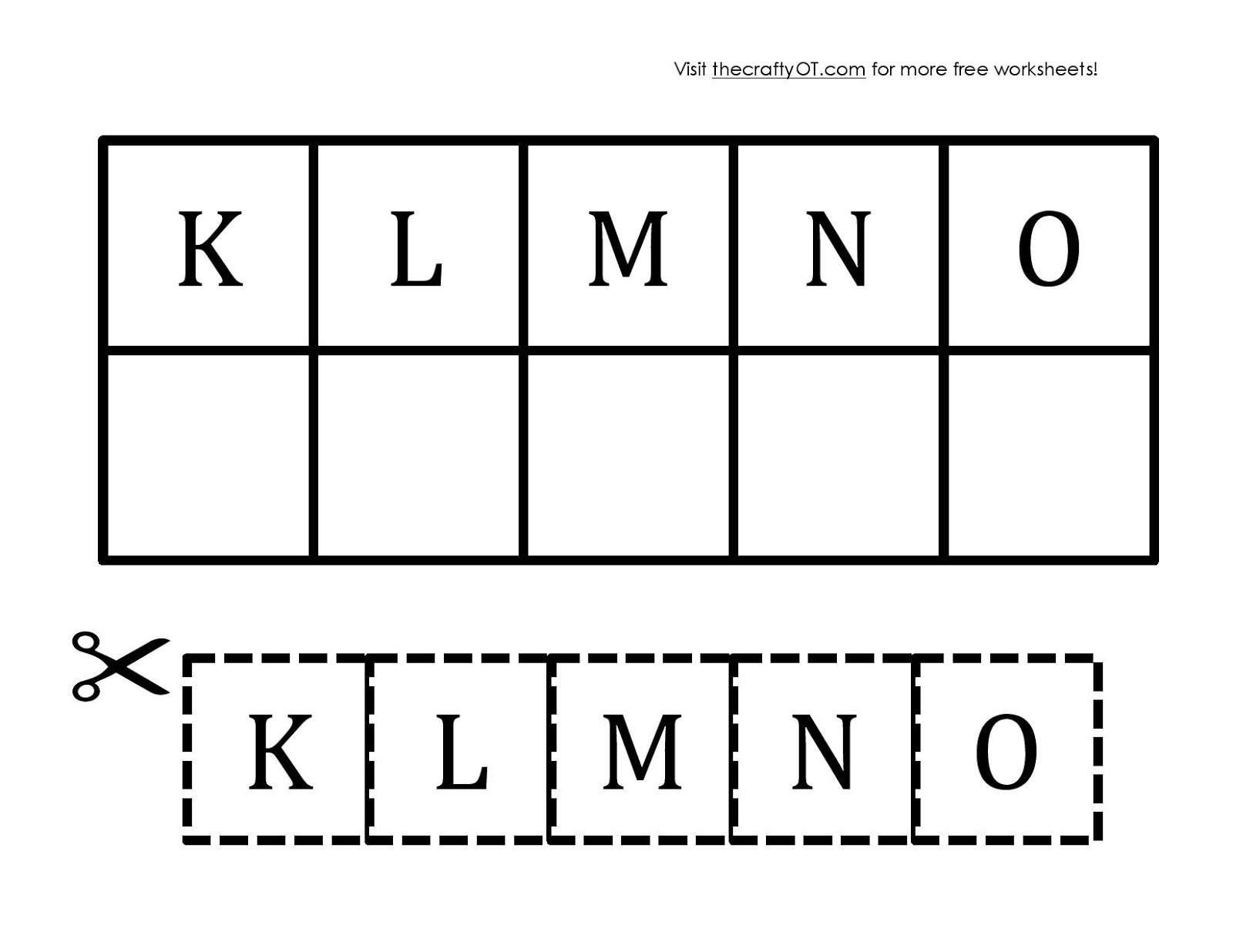 the crafty OT: Free Fall Worksheets