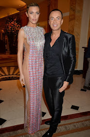 Abbey Clancy See-Through Dress at Fashion for the Brave in London