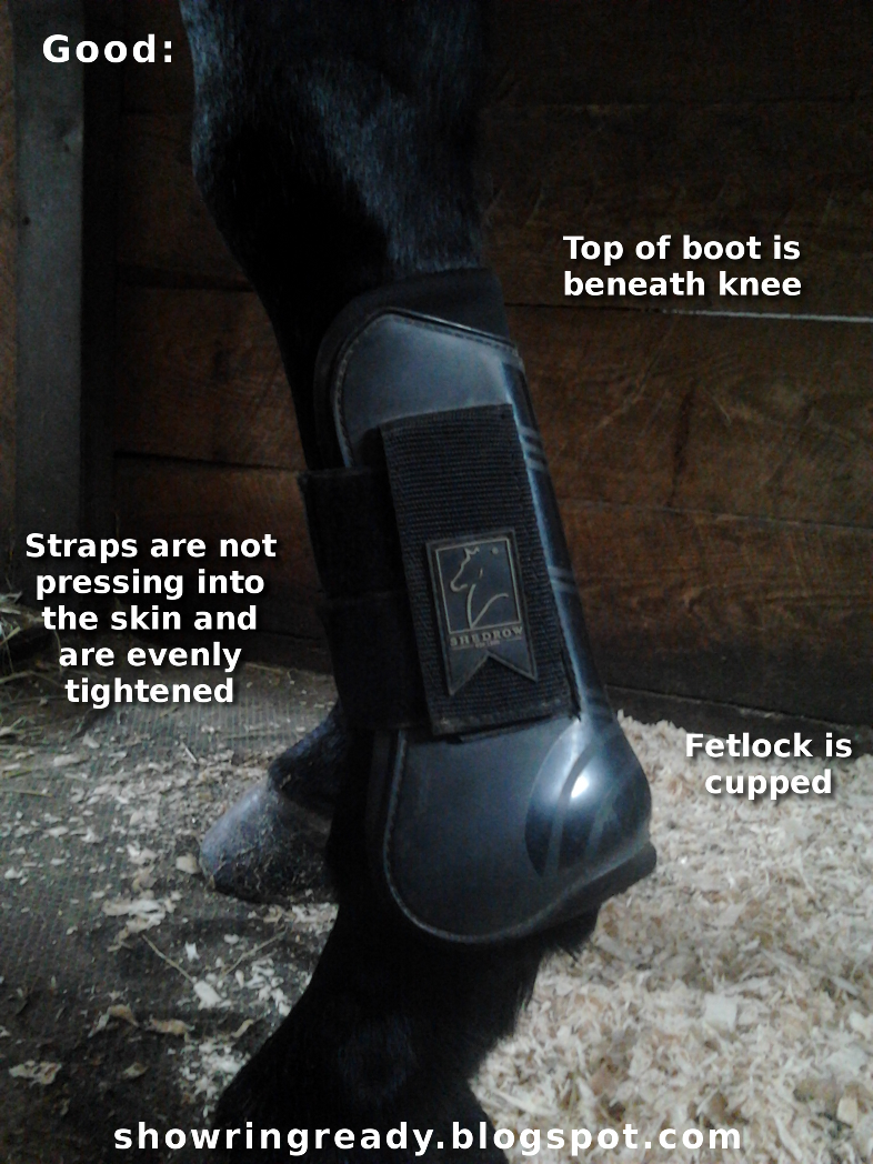 Show Ring Ready Fitting OpenFront Boots