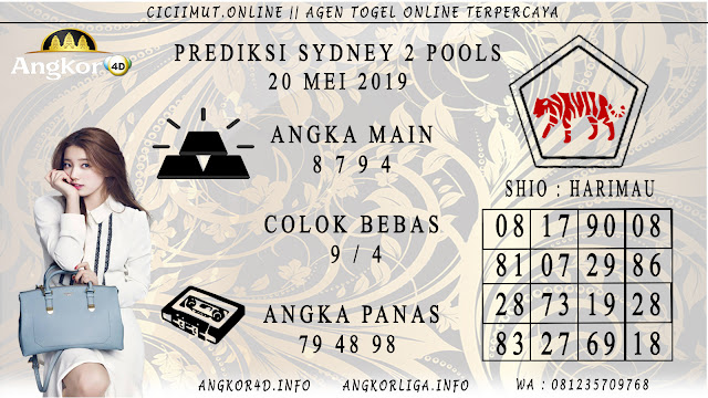 PREDIKSI SYDNEY 2 POOLS 20 MEI 2019 PREDIKSI SYDNEY 2 POOLS 20 MEI 2019