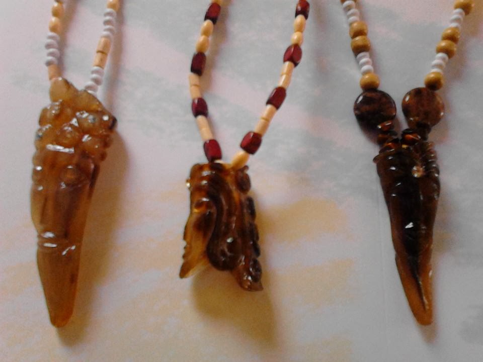 Genuine Jamaican Handmade Jewelry Equisite Hand Carved Recycled Goat