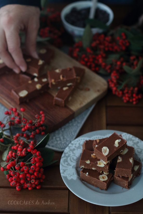 Turrón praliné de avellanas (receta Navidad)