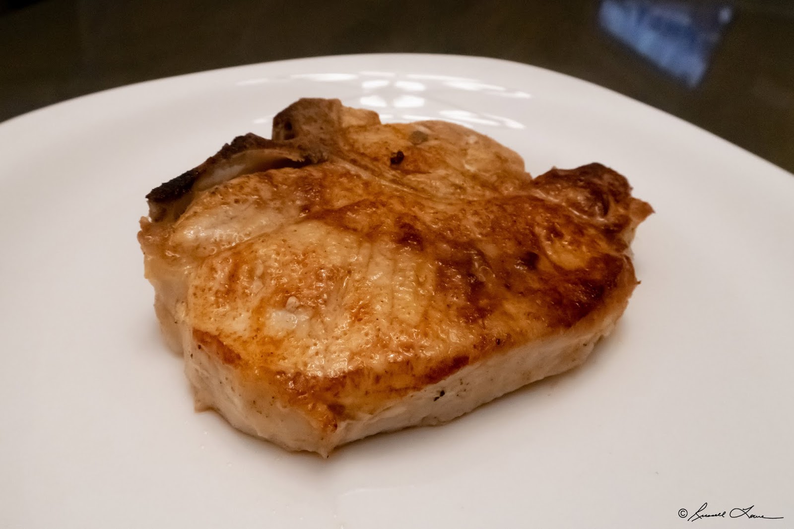 Russ' Culinary Adventures Pork Loin on the Blacklock Cast Iron Skillet