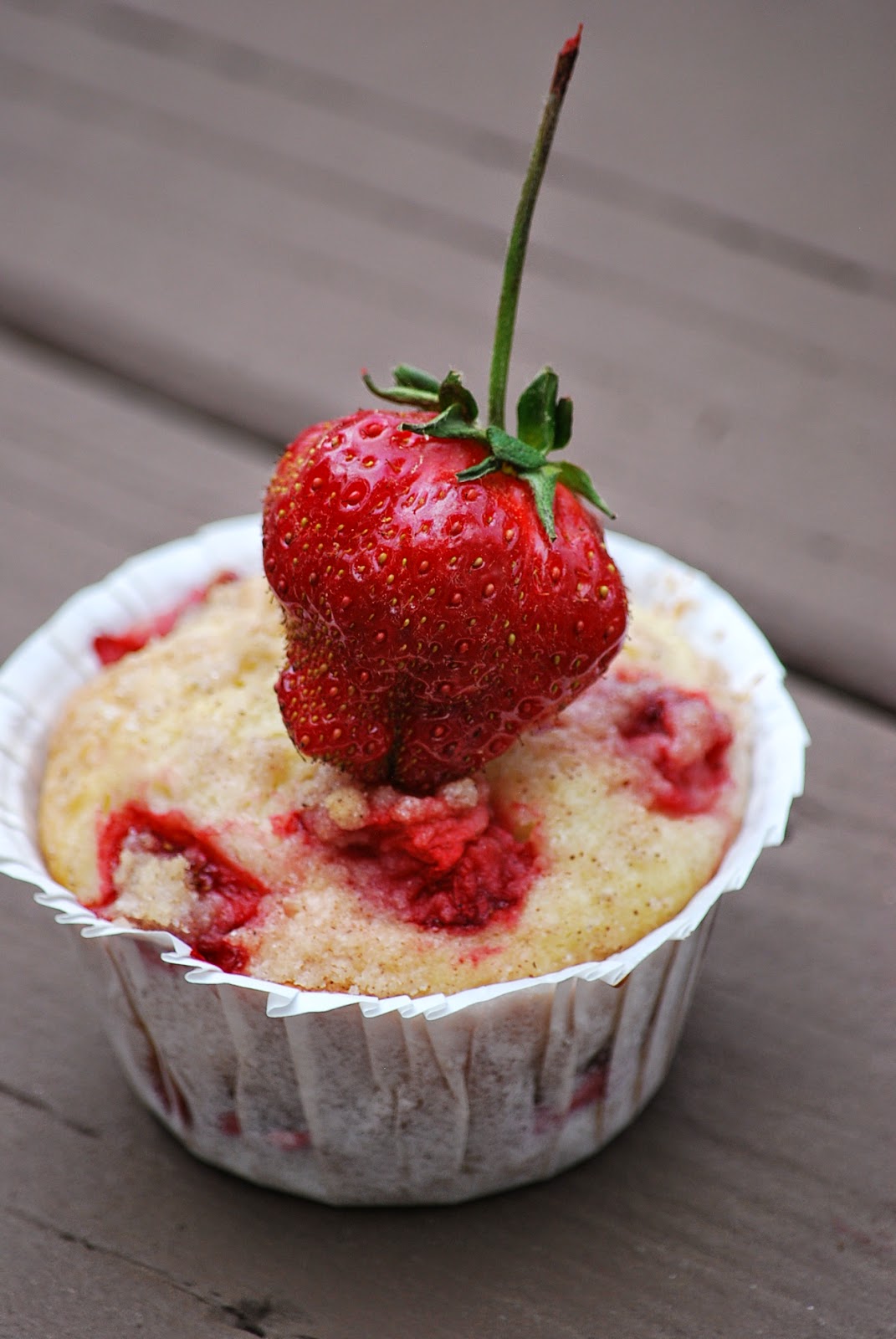 My story in recipes: Strawberry Cheesecake Muffins
