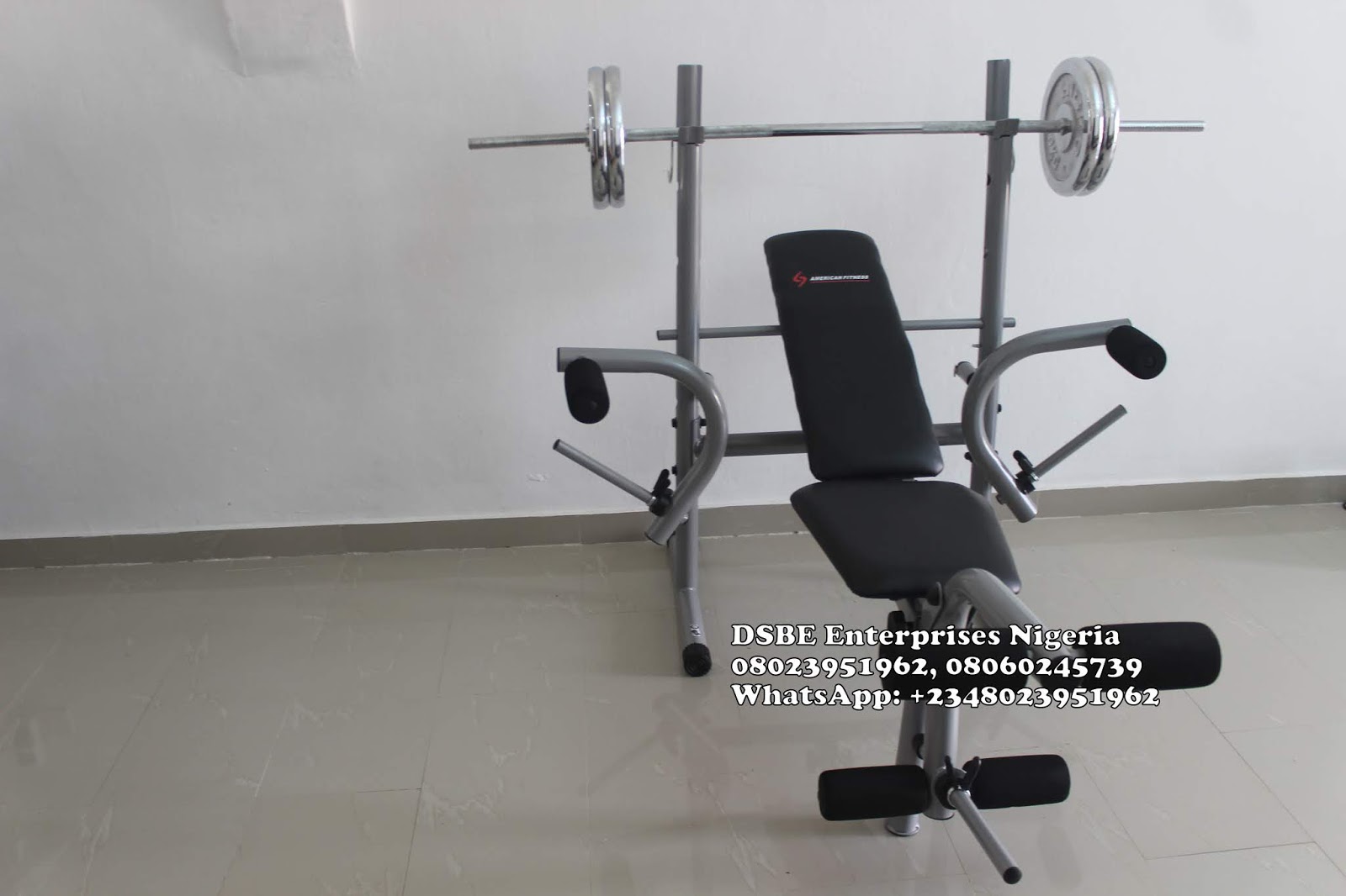 Dsbe Enterprises Nigeria 50kg Weight Bench Press With Long