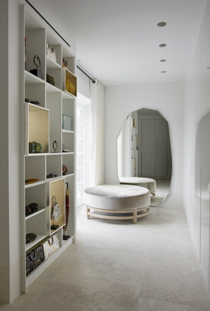 Modern luxury builtin shelves minimal sophisticated interior design by Piet Boon 