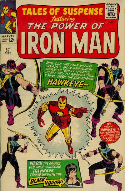 Tales of Suspense #57, Iron Man vs Hawkeye