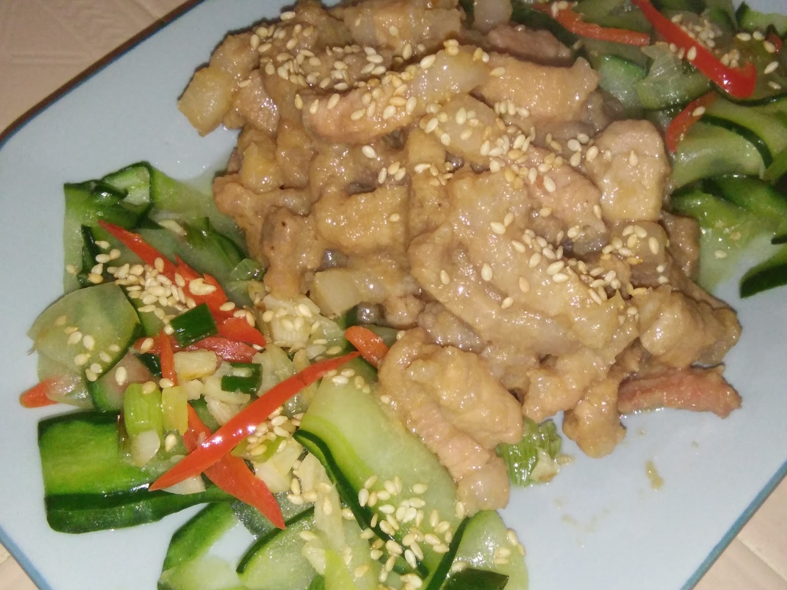 Cooking Pleasure KOREAN CUCUMBER NAMUL