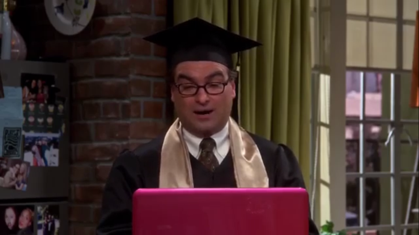 The Big Bang Theory 8×22 – La Transmisión de la Graduación