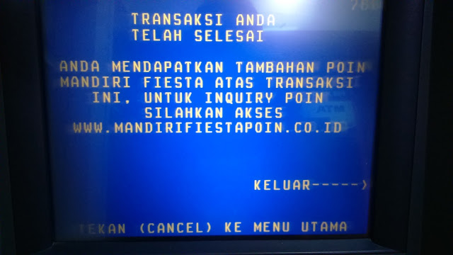 Bayar - ID Billing ATM Mandiri - pajeg