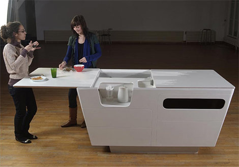 Decoración de interiores: Mini cocina multiusos
